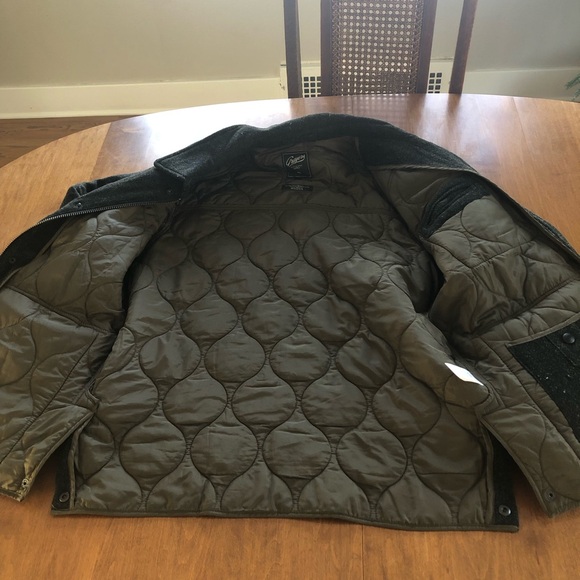 Grayers Men's Olive Wool Blend Field Jacket - Picture 6 of 6